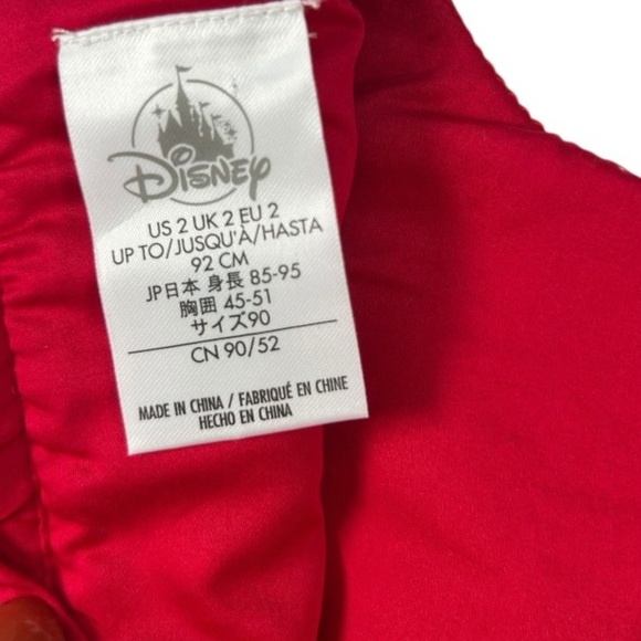 Disney Store Minnie Mouse Holiday Girl's Dress Gems Sparkle Fancy Size 2 NEW - Picture 5 of 9